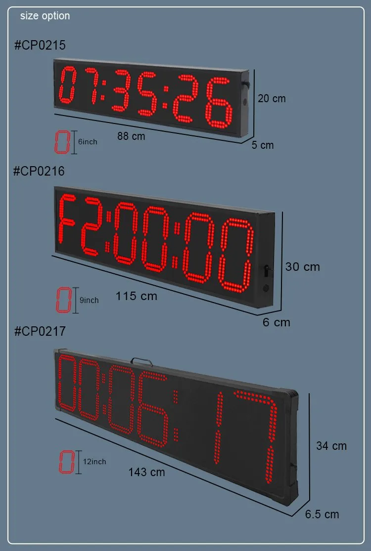 multifunctional sport clock
