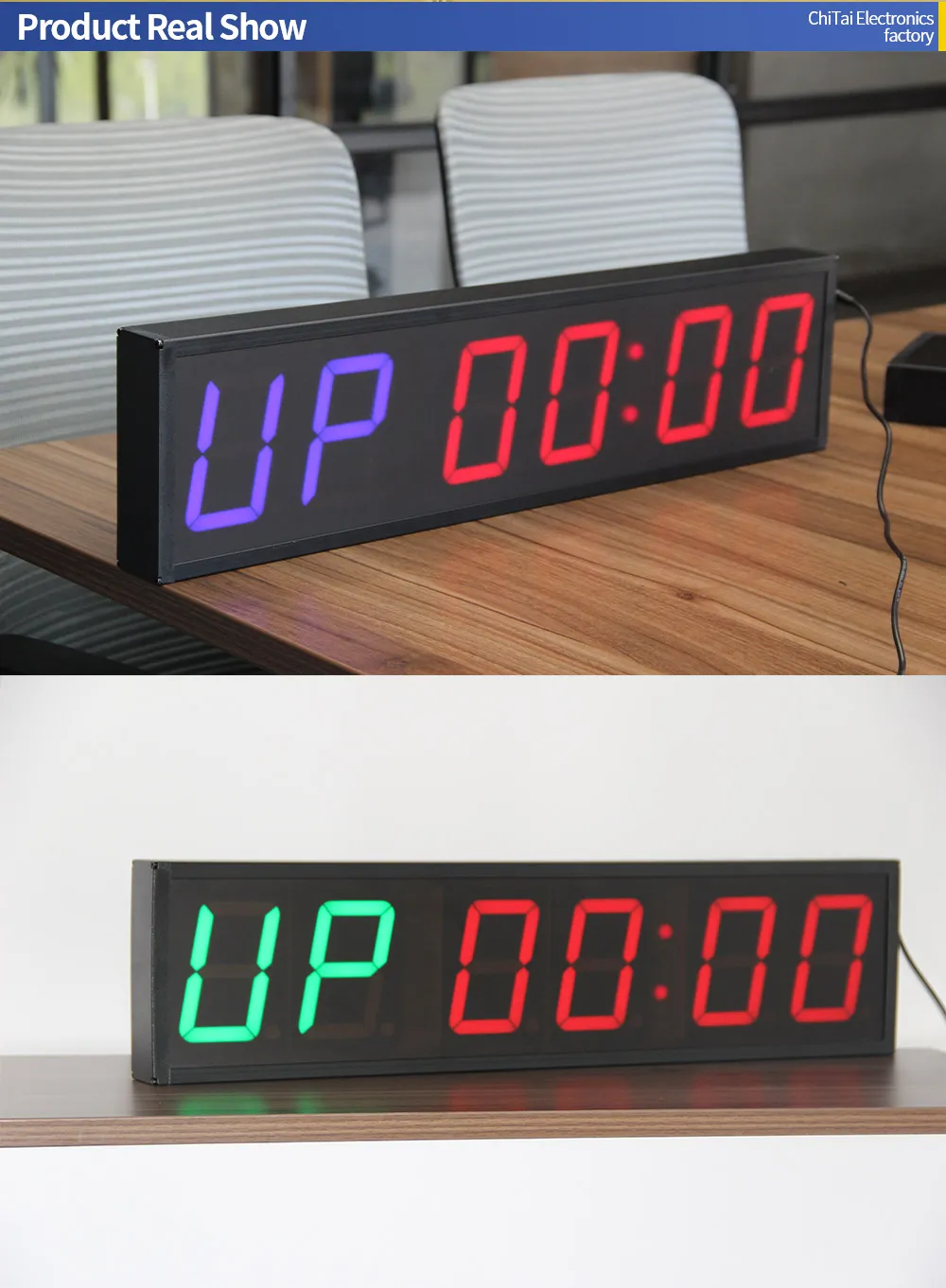 Gym 6 Led Timer Fitness Clock Gym 6 Led Timer Fitness Clock